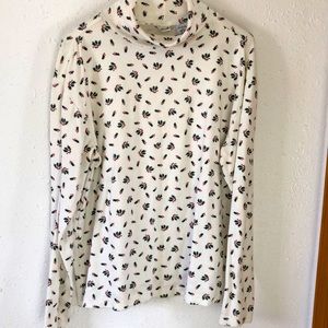 Set of 2 mock turtleneck Christmas tops